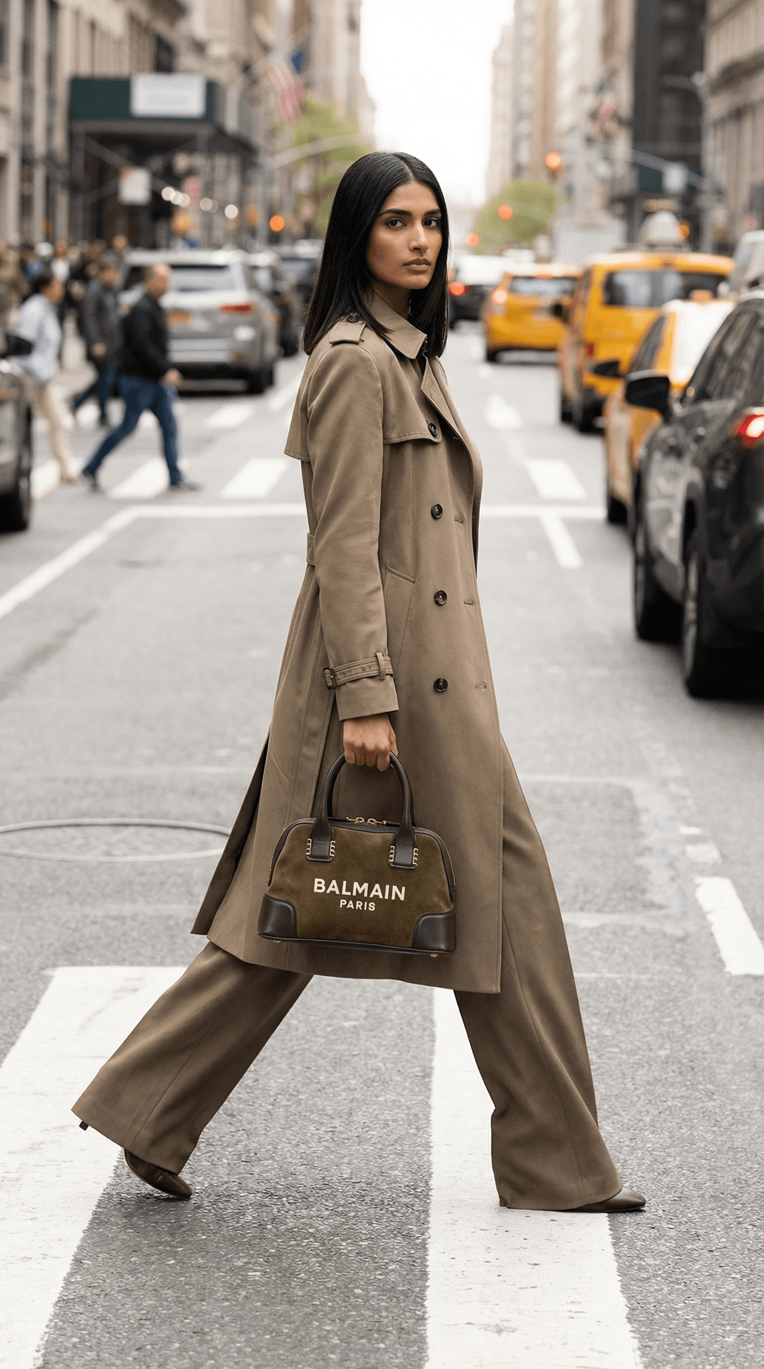 Balmain Bag - On a model in New York City