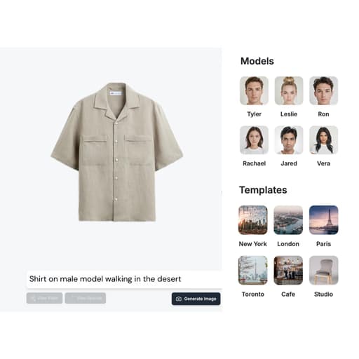 2. Choose model and setting