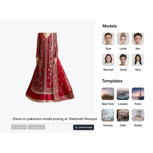 2. Choose model and setting