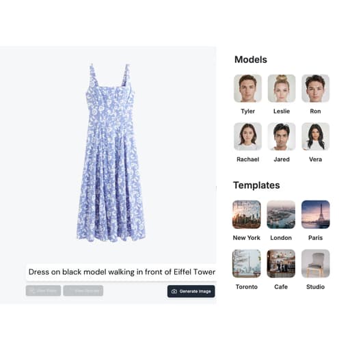 2. Choose model and setting