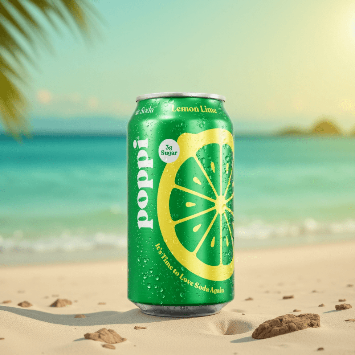 Beverage beach setting